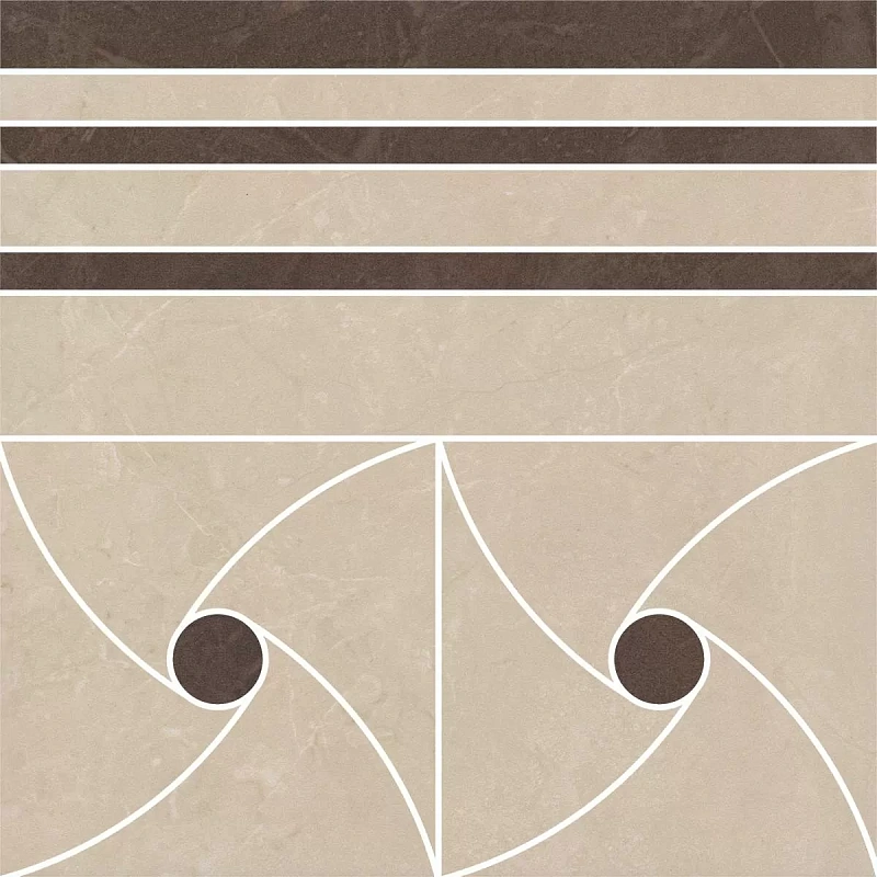 Декор Kerama Marazzi ID108T Версаль наборный 30х30 - фото 1