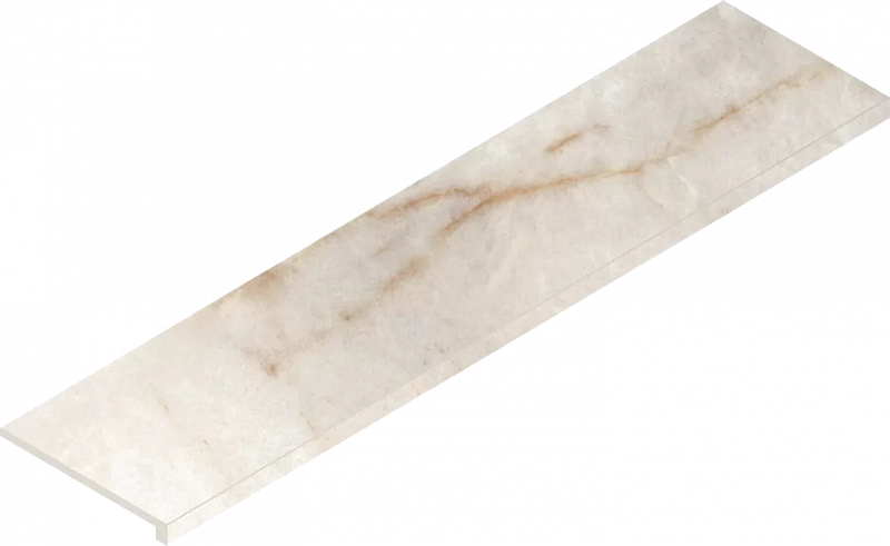 Ступень Италон Стелларис Кристал Пьюр фронтальная 620070002594 бежевый 33x120 - фото 1