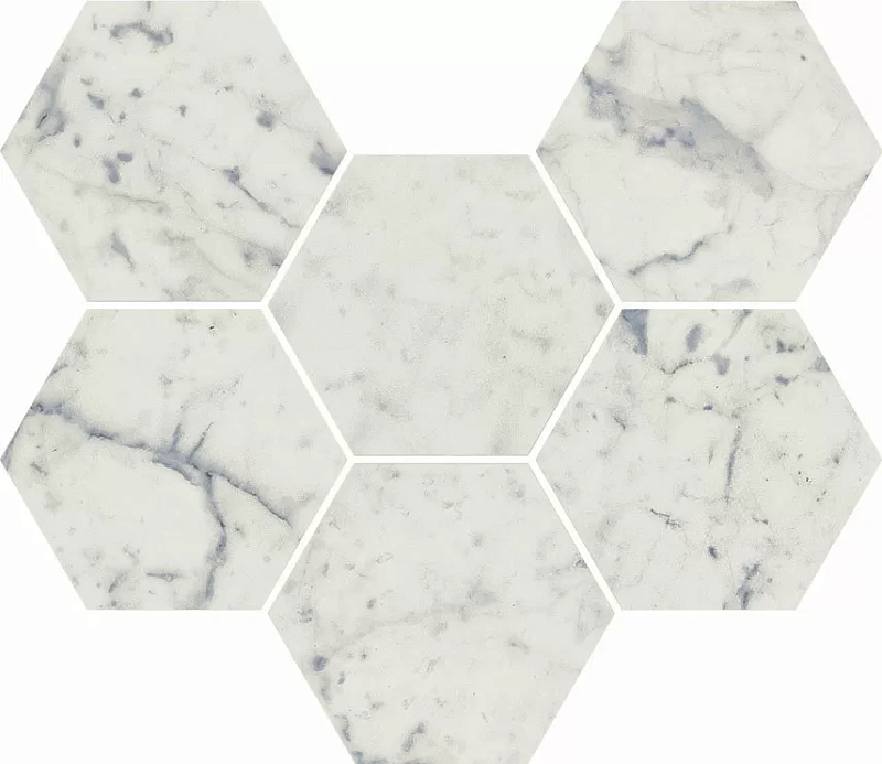 Мозаика Италон Charme Extra Carrara Hexagon 25x29 - фото 1