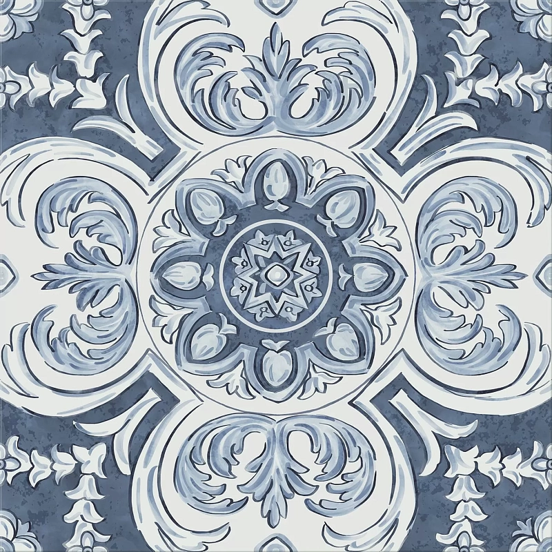 Декор Kerama Marazzi Алмаш центр cиний 30x30 HGD\A510\SG9174 - фото 1