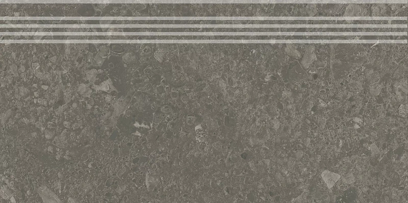 Ступень Kerama Marazzi Venezia Чеппо ди Гре коричневый матовый обрезной 30х60 - фото 3