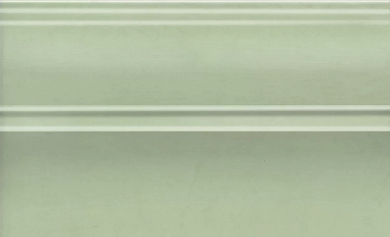 Плинтус Kerama Marazzi Левада зеленый светлый глянцевый 15x25 FMB027 - фото 1