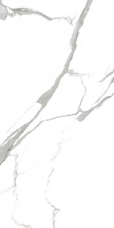 Керамогранит Maimoon Ceramica Glossy Statuario Bianco белый 60x120 - фото 1