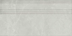 Плинтус Kerama Marazzi Venezia Монте Тиберио серый глянцевый обрезной 40х20 - фото 2