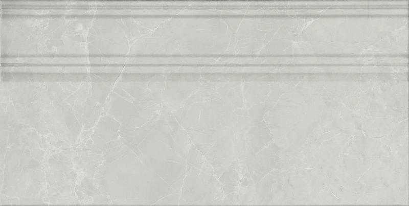 Плинтус Kerama Marazzi Venezia Монте Тиберио серый глянцевый обрезной 40х20 - фото 2
