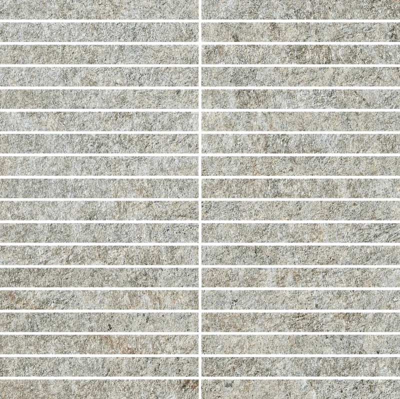Мозаика Италон Магма Сильвер Стрип 610110001364 серый 30x30 - фото 1