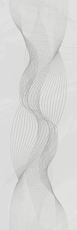 Декор Kerama Marazzi Venezia Веро серый светлый глянцевый обрезной 40х120 - фото 4