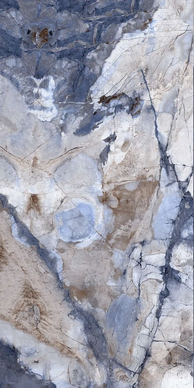 Керамогранит Аркадия Керамика HG2006-A Bergamo Blue High Gloss 60x120 синий - фото 1