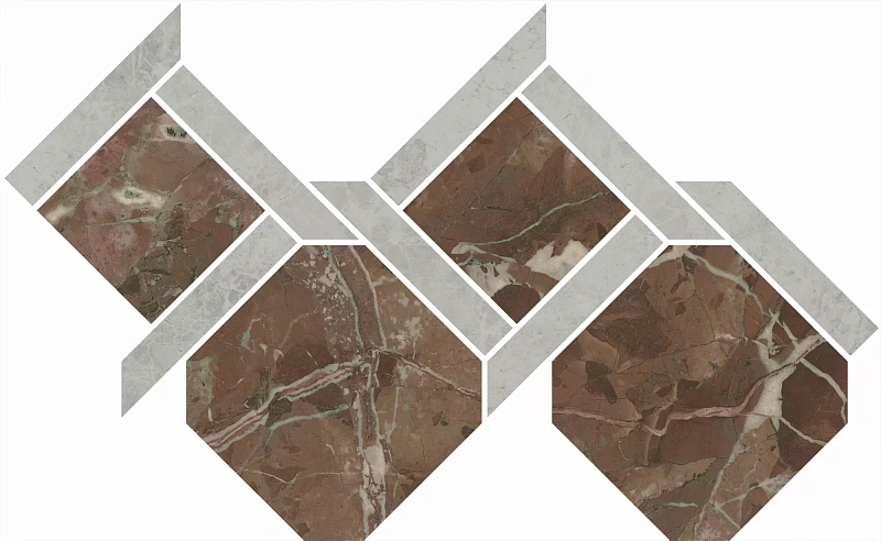 Декор Kerama Marazzi Venezia Риальто 1 наборный лаппатированный 48х29,5 - фото 3