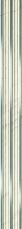 TUBADZIN Larda white бордюр 7,2x74,8