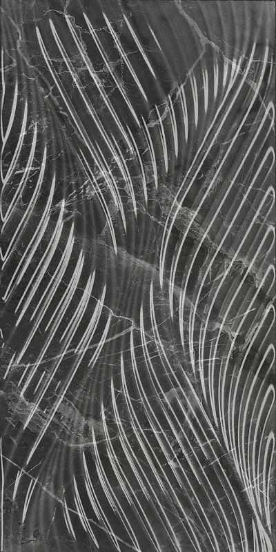 Керамическая плитка Kerama Marazzi Venezia Коррер чёрный глянцевый структура обрезной 30х60 - фото 5