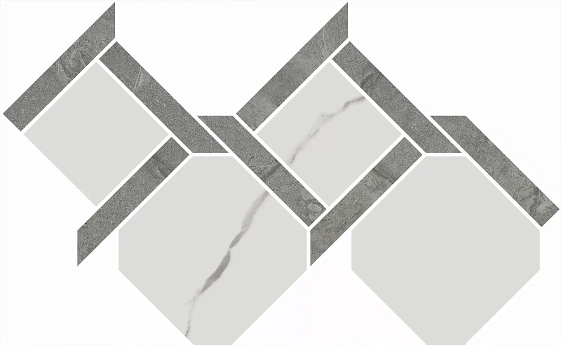 Декор Kerama Marazzi Venezia Риальто 3 наборный лаппатированный 48х29,5 - фото 4