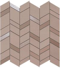 Mek Rose Mosaico Chevron Wall 30.5x30.5