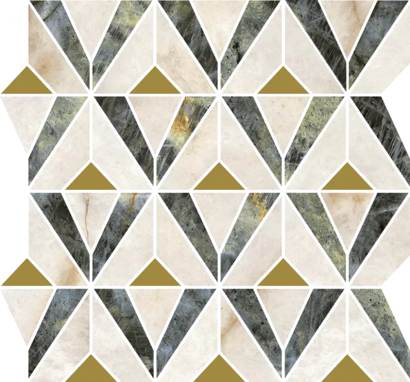 Мозаика Италон Stellaris Дарк Орфеус 31,5х33,8 - фото 1