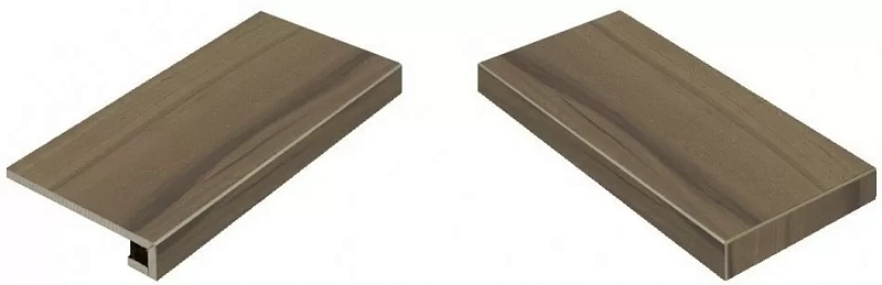 Ступень угловая правая Италон Wonder Moka 33x60 - фото 1