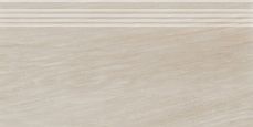 Kerama Marazzi Ступень Слим Вуд беж светлый обрезной
