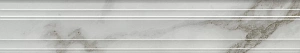 Бордюр Kerama Marazzi Venezia Монте Тиберио бежевый светлый глянцевый обрезной 40х7,3 - фото 2