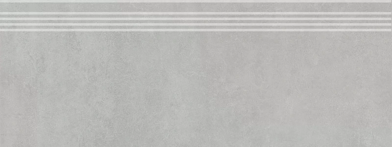 Ступень Kerama Marazzi DD841190R\GR Про Догана серый светлый матовый обрезной 30x80 - фото 1