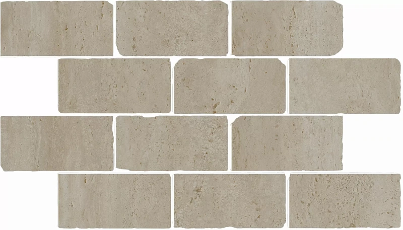 Бордюр Kerama Marazzi Venezia Сан-Марко мозаичный бежевый матовый обрезной 46,5х26,5 - фото 1