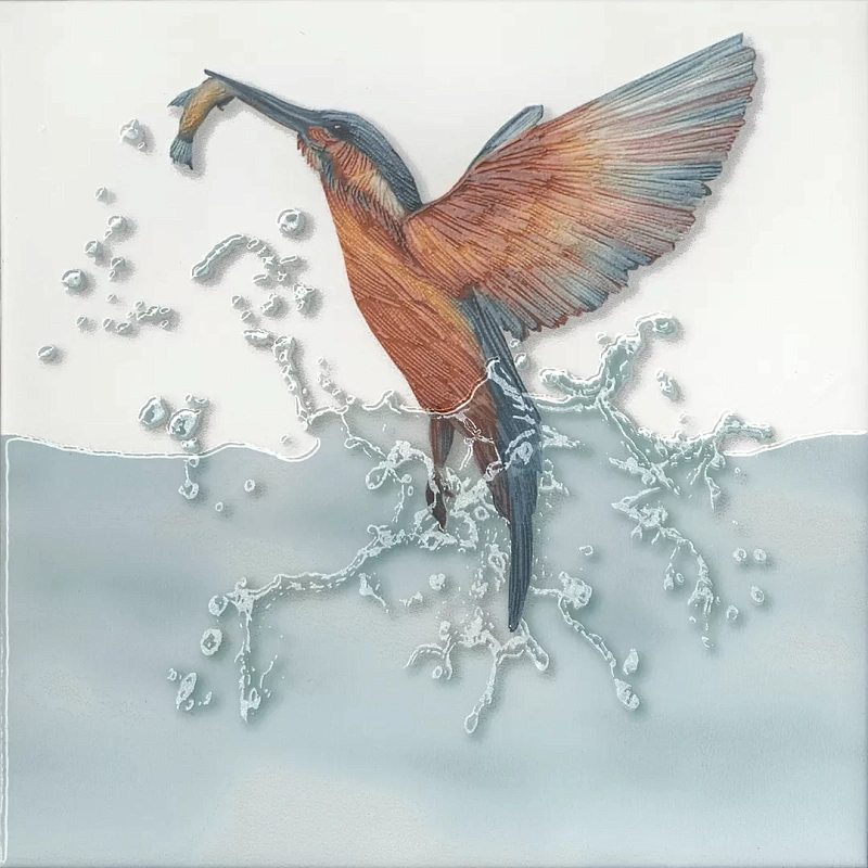 Декор Kerama Marazzi VT\A473\5009 Чудо-озеро 6 20x20 - фото 1