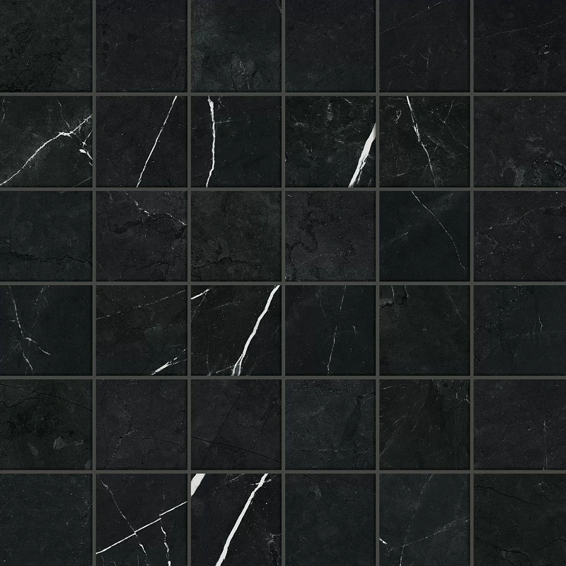 Мозаика Atlas Concorde Forte dei Marmi Elegant Black Mosaic Cer 610110001064 - фото 1