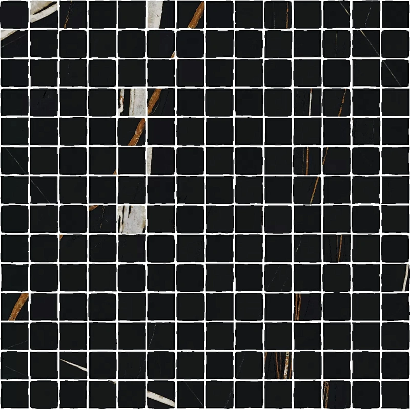 Мозаика Италон Charme Deluxe Sahara Noir Split 30x30 - фото 1