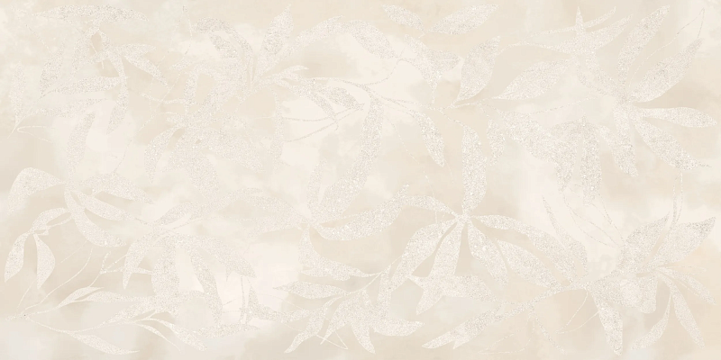 Керамогранит Vitra ArtWall Цветы Слоновая Кость K958021R 60x120 - фото 1