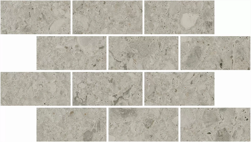 Вставка Kerama Marazzi Venezia Чеппо ди Гре мозаичный бежевый светлый матовый обрезной 34,5х20 - фото 3