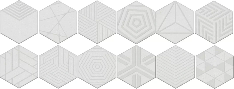 Декор Kerama Marazzi Агуста белый 5.2x6 OS\A241\63000 - фото 13