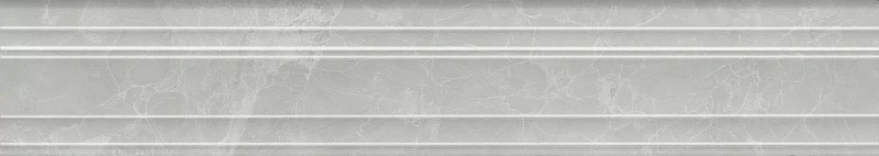 Бордюр Kerama Marazzi Venezia Монте Тиберио серый глянцевый обрезной 40х7,3 - фото 4