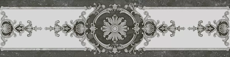 Бордюр Kerama Marazzi Venezia Монте Тиберио 3 глянцевый обрезной 80х19,8 - фото 1