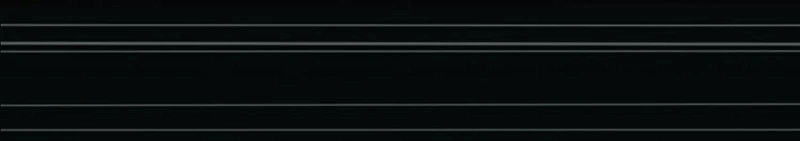 Бордюр Kerama Marazzi Синтра Багет черный матовый обрезной 7.3x40 BLF009R - фото 1