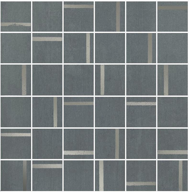 Вставка Kerama Marazzi Venezia Гварди 2 мозаичный синий матовый обрезной 30х30 - фото 1