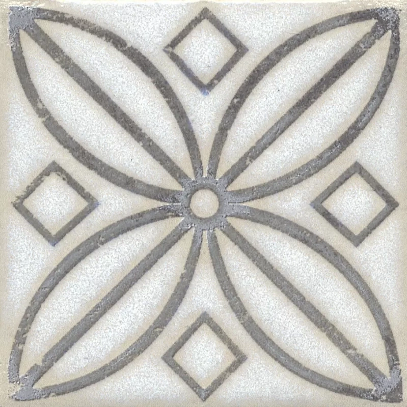 Вставка Kerama Marazzi Амальфи орнамент коричневый 9.8x9.8 STG\A402\1266H - фото 1