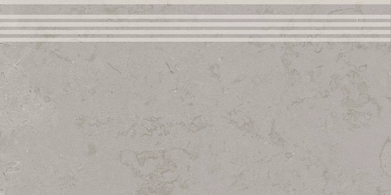 Ступень Kerama Marazzi DD205220R\GR Про Лаймстоун серый натуральный обрезной 30х60 - фото 3