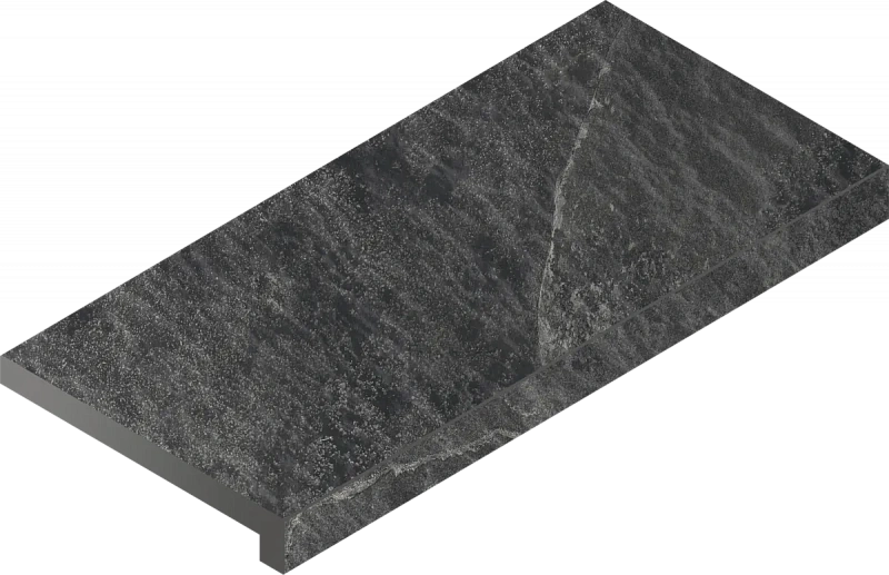 Ступень Италон Материя X2 Титанио 120 фронтальная 620070002844 черный 33x120 - фото 1