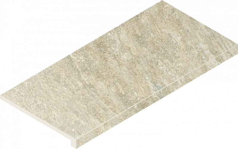 Ступень Италон Магма Минерал Грип угловая правая 620070002966 бежевый 33x60 - фото 1