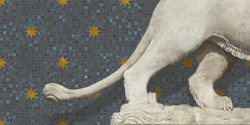 Панно Kerama Marazzi Venezia Сан-Марко матовый обрезной 80х160 4-х частей 40х80 - фото 4