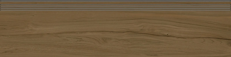 Ступень Керранова Alleya Dark Brown K-2104/SR/st01/300x1200x10 коричневый - фото 1