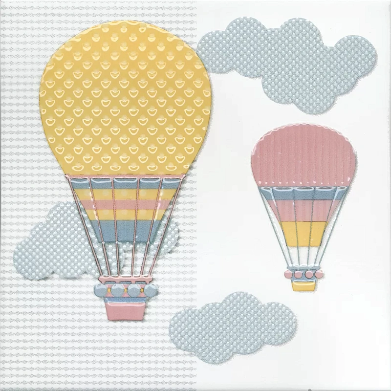 Декор Kerama Marazzi VT\A370\5009 Бон Вояж Аэростат 2 20x20 - фото 1