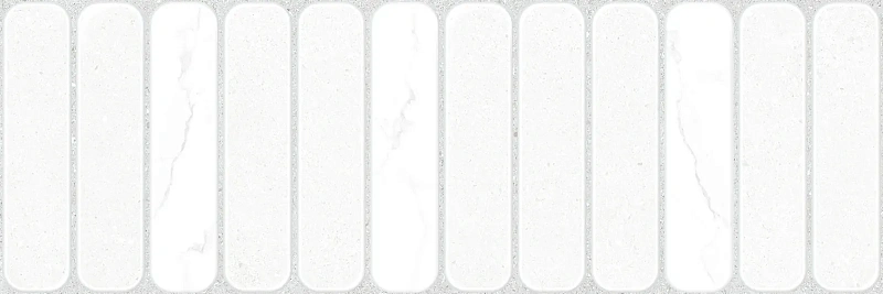 Керамическая плитка Alma Ceramica Амарант TWU3090AMT37R белый 30x90 - фото 1