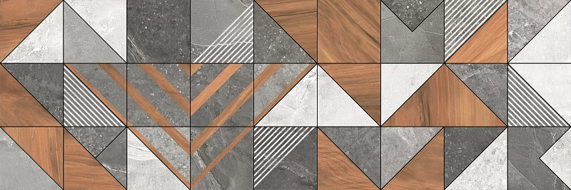 Керамическая плитка Delacora Kioto Triangle WT93KIT55 30x90 - фото 1