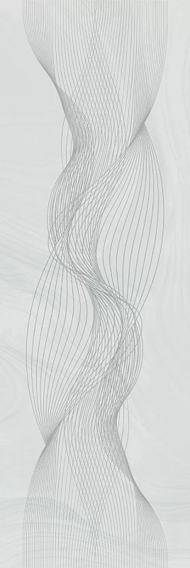 Декор Kerama Marazzi Venezia Веро голубой светлый глянцевый обрезной 40х120 - фото 1