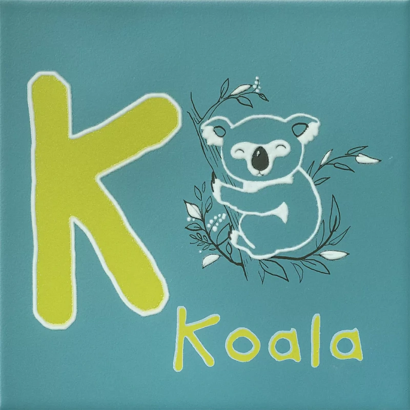 Декор Kerama Marazzi OS\A237\5281 Зоопарк K матовый 20x20 - фото 1