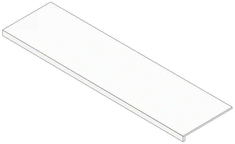 Ступень фронтальная Atlas Concorde Empire Arabescato 33x160 - фото 1