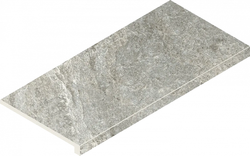 Ступень Италон Магма Сильвер Грип угловая правая 620070002967 серый 33x60 - фото 1