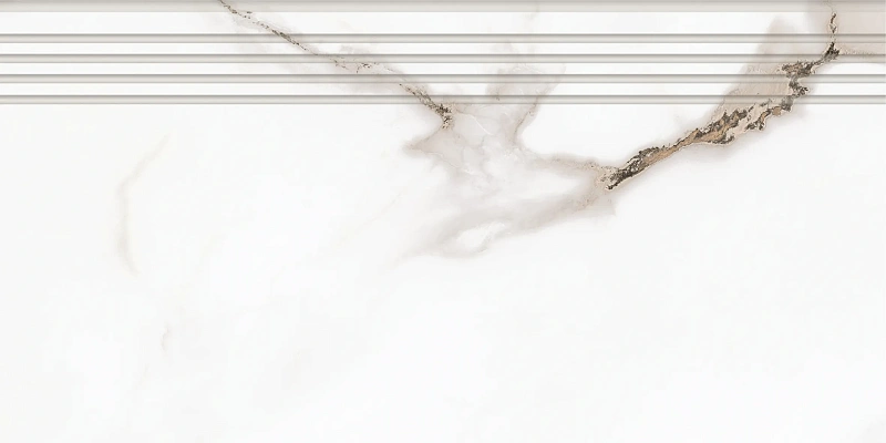 Ступень Керранова Iceberg Сappuccino K-2001/LR/st01/300x600x10 белый - фото 1