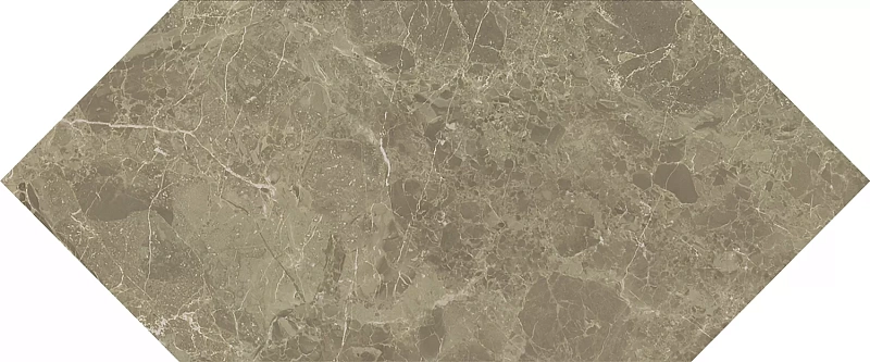 Керамическая плитка Kerama Marazzi Бикуш бежевый темный глянцевый 14x34 35002 - фото 4