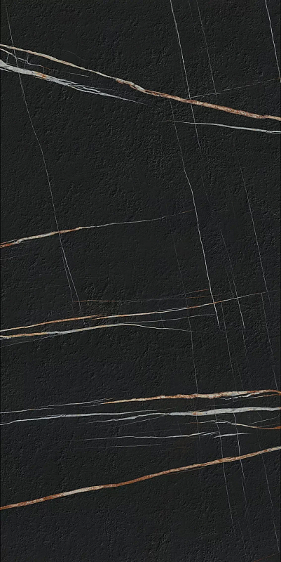 Керамогранит Laminam Ай Натурали Сахара Нуар Экстра Бочиардато Бук Матч А 20 LAMF0M0168_IT черный 162x324 - фото 1