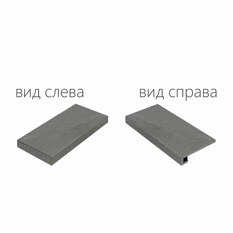Ступень угловая левая Италон Contempora Х2 Carbon X2 33x60 - фото 1